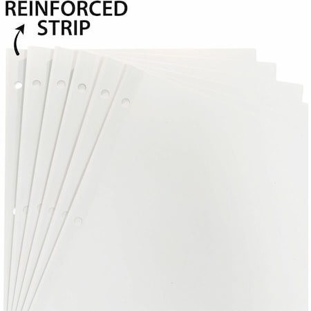 Business Source Laminated WriteOn Tab Indexes, Multi, 8PK BSN20075