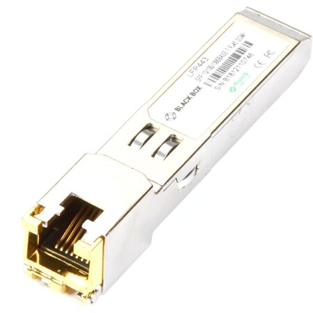 Black Box Sfp Transceiver - 1.25-Gb 10/100/1000 Base-T, Sgmii Interface, 100-M, LFP443