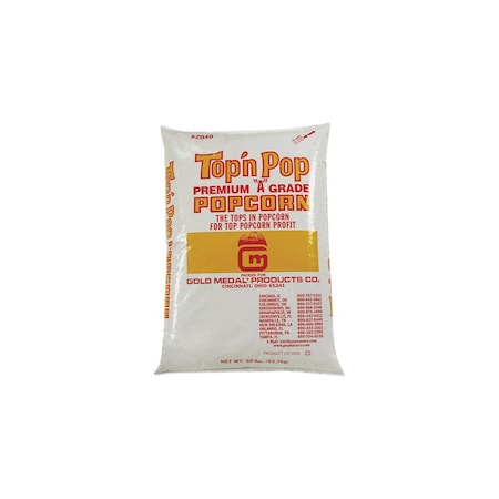 Gold Medal Popcorn Top N Pop 50 lb Bagged 2040