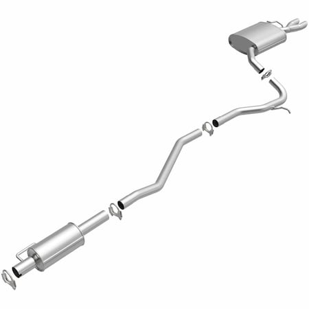 Bre Exhaust Exhaust System, Aluminized Steel; With Mufflers; 2 Inch Pipe Diameter; Single Exhaust 106-0191