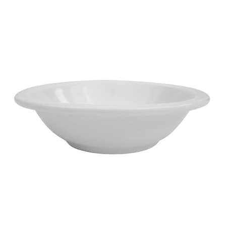 Cac Foodservice CAC China Clinton Narrow Rim 4-3/4-Inch 4.25-Ounce Super White Porcelain Fruit Bowl, Box of 36, 36PK NCN-11