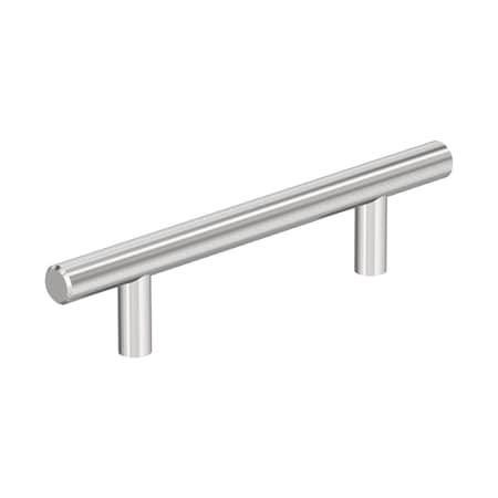 Amerock Bar Pulls Hollow 3-3/4 inch (96mm) Center-to-Center Polished Chrome Cabinet Pull, 10PK 10VMP3724126