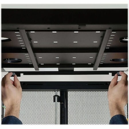 Eaton Tripp Lite Series SmartRack 42U Standard-Depth Rack Enclosure Cabinet with Doors and Side Panels SR42UB