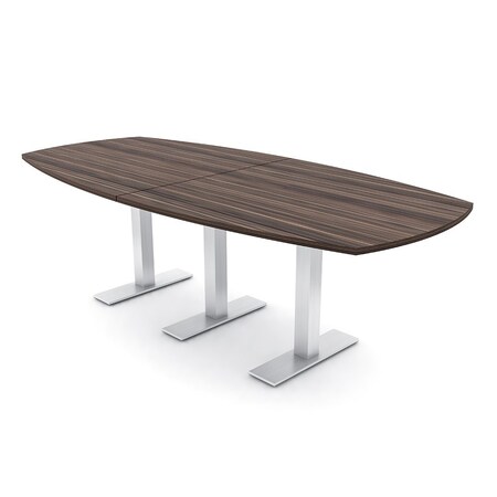 Skutchi Designs Arc Boat Conference Table With Power, 48 in W, 96 in L HAR-ABOT-48X96-T-H3041-NA