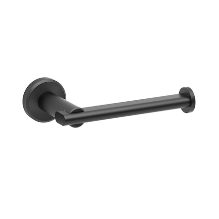 Gatco Locke Euro Toilet Paper Holder, Matte Black 5453MX
