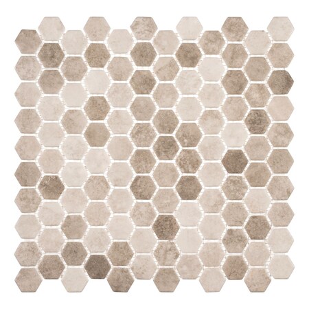 Andova Tiles Trillions 0.01" x 0.01" Glass Honeycomb Tile ANDTRI569
