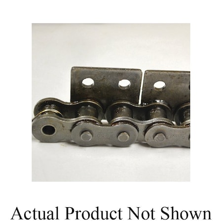 Tsubaki Single Pitch Standard Attachment chain, 10 ft OAL, 3/4 P, 0.469 Dia x 1/2 in W Roller 60SA12LRB