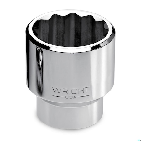 Wright Tool 3/4 in Drive, 2-1/8" SAE Socket, 12 Points, 3/4 in. Dr, 2-1/8 in.,  6168