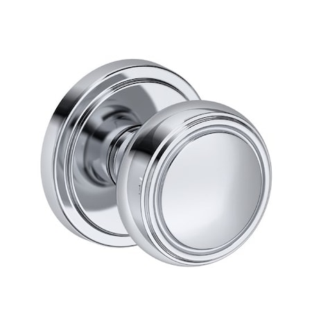 Baldwin Residential Door Knobs Full Dummy Reversible Bright Chrome FDBRESRR260