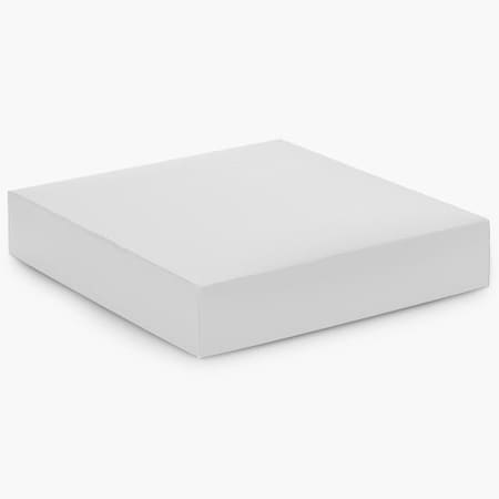 Nashville Wraps Matte White Box Lid, 10x10x2, 25PK GBL10WH