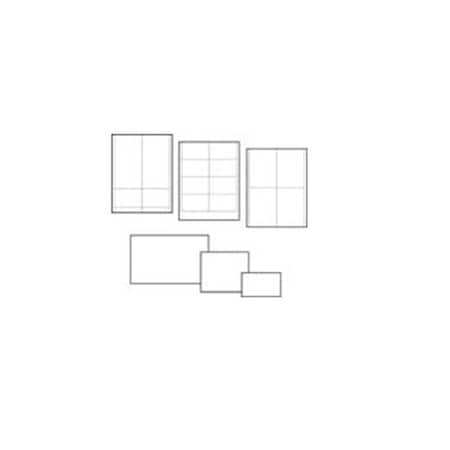 Olympian Athlete 7 x 11 in. Blank Lazer Sign, White, 100PK OL1094251