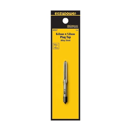 Isomax Tap, 6 mm x 1 Thread, Plug Chamfer, Tungsten Steel 82557