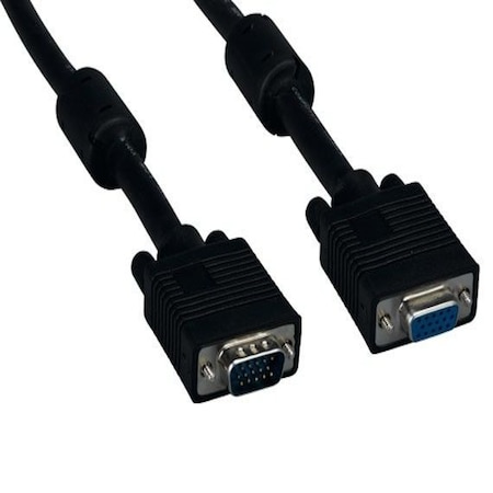 Sanoxy 100ft SVGA HD15 M/F Monitor Extension Cable with Ferrites SNX-CBL-LDR-MO104-12HD