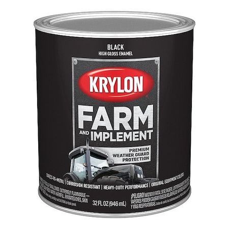 Krylon Acrylic Coating, High Gloss, Black K02020008