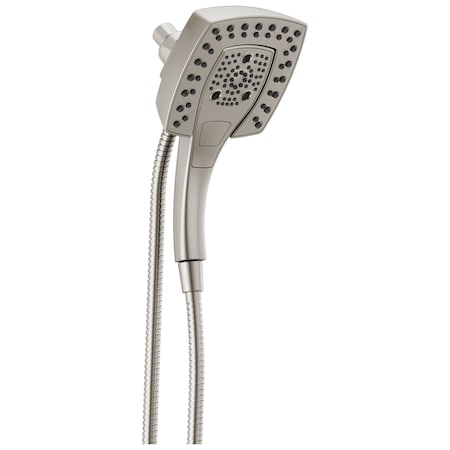 Delta Universal Showering Components H2Okinetic In2Ition 5-Setting Two-In-One Shower In Stainless 58474-SS