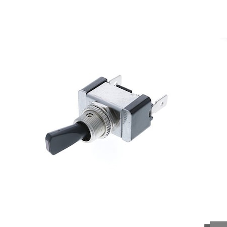 Switch Components Illumnated Toggle, 3P SPST OFF-ON, Red LED TA1A-1A-DC-1-RL