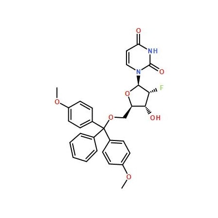 Ak Scientific 2'-Deoxy-5'-O-DMT-2'-fluorouridine (250mg), CAS 146954-74-7 7291AA-250mg