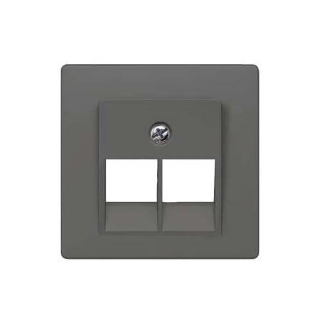 Siemens DELTA i-system carbon metallic Cover plate UAE connection socket suitable 5TG1231