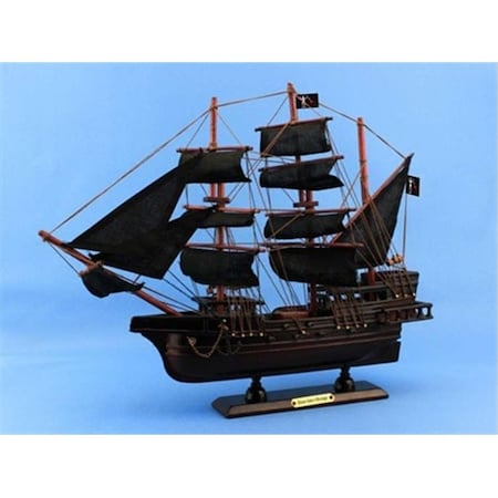 Handcrafted Model Ships Blackbeards Queen Annes Revenge 15 in. Decorative Model Pirate Ships QA15