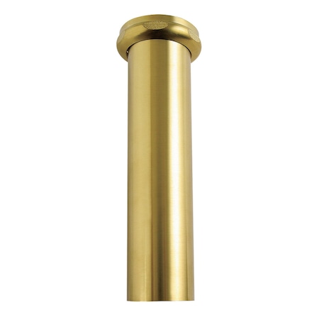 Kingston Brass 1-1/2" x 6-1/2" Brass Slip Joint Tailpiece Extension Tube, Brushed Brass EVT6127K