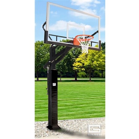 Gared Sports 42 x 72 in. 2000 Plus Goal Glass Super Pro Jam Basketball System Backboard GP12G72DM
