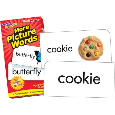 Trend Enterprises More Picture Words Skill Drill Flash Cards T53005