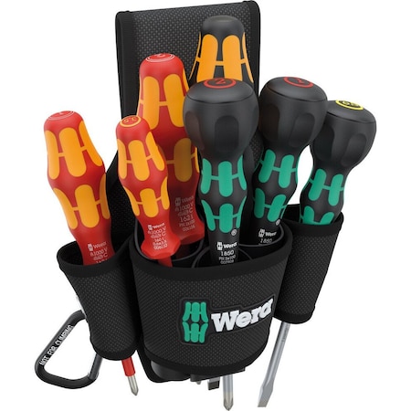 Wera 9621 Belt holster Set 2, 8 pieces 5136033001