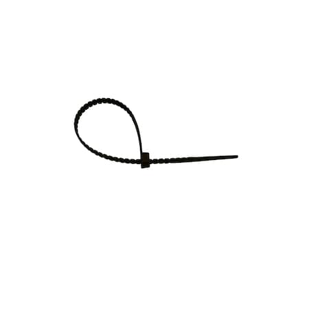 Twist To Break Cable Ties Cable tie, 20 in L, Black, Nylon, 22 lb Strength, 100 PK LTW504-B