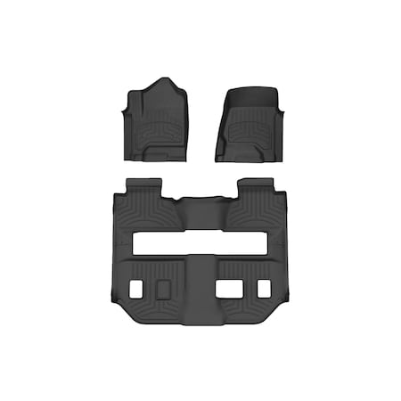 Weathertech Black, Front and Rear FloorLiner HP 44607-1-8IM