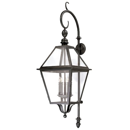 Troy Lighting Townsend 5 Light Wall Sconce 17 In. Textured Black B9624-TBK