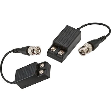 Gem By Triplett CCTV Balun, BNC pigtail to screw term, PR BLN-STPT2