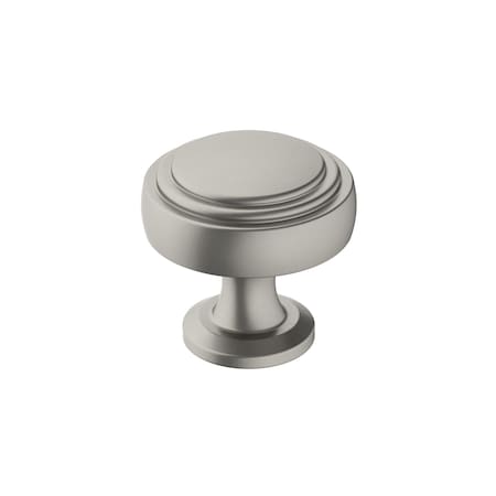 Amerock Winsome 1-1/4 in 32 mm Diameter Satin Nickel Cabinet Knob BP36765G10