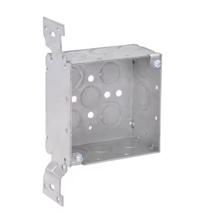 Southwire New and Old Work 30.3 cu in Square Galvanized Steel Electrical Box Silver 52171-FS-UPC