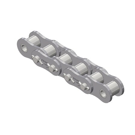 Senqcia Hi-Max Cottered Standard Roller chain, 10 ft OAL, 2 P, 1-1/8 Dia x 1-1/4 in W Roller 160HMCB