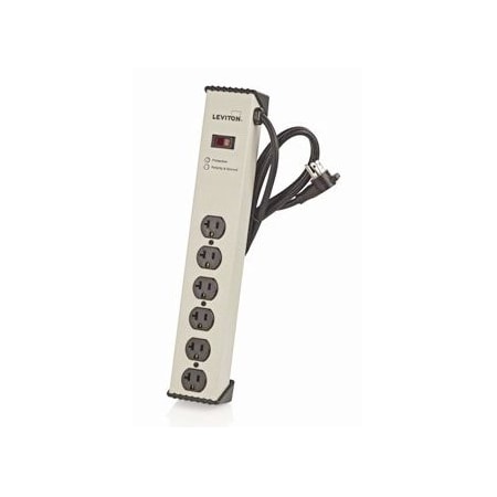 Leviton Surge Protector Power Strip, 20 Amp, 125 Volt, 50/60Hz 5100-IS2