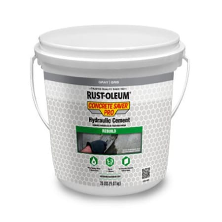 Rust-Oleum Hydraulic Cement, 20 lb, Gray 392534