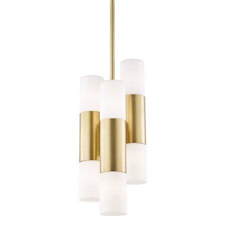 Mitzi Lola 6 Light Pendant 7.5 In. Aged Brass H196706-AGB