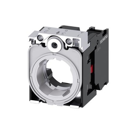 Siemens holder, 3-way, metal, 1 NC, screw terminal 3SU1510-1AA10-1CA0