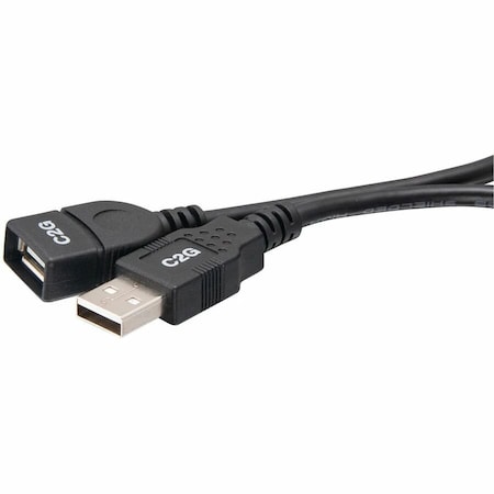 C2G 6FT USB A/A EXT CBL BLK TAA C2G68012