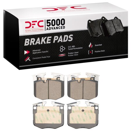 Dynamic Friction Co 5000 ADVANCED BRAKE PADS-CERAMIC 1551-1867-00