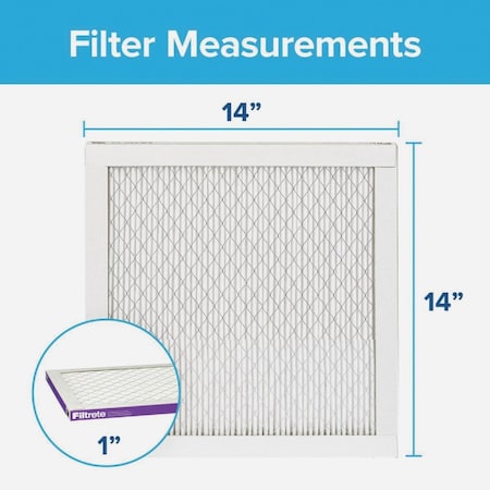 Filtrete High Performance Air Filter 1500 MPR 14'' x 14'' x 1'' 2011-4