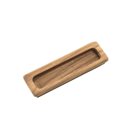 Homeroots Set of Two Brown Teak Wood Drawer Pull Knobs, 2PK 476583