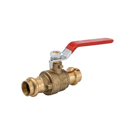 Proline Series Brass 1/2-in PRS x 1/2-in PRS Ball Valve 107-743PV