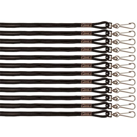 Inkinjection Black Lanyards, 36PK IN2574978