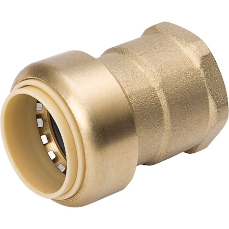 Proline Series ProLine 1/2'' PF x 1/2'' FIP Brass Push Fit Female Adapter 6630-203