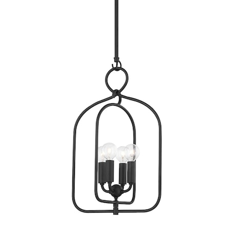 Mitzi Mallory 4 Light Pendant 6.75 In. Aged Iron H512701S-AI
