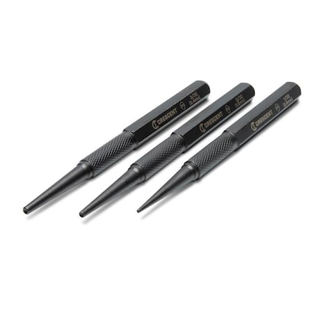 Crescent Punch, 3Pc Set, 5In Steel, Crescent CNPS12332S