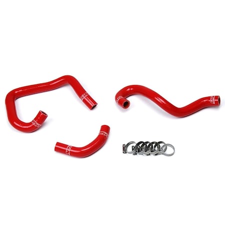 Hps Performance High Temp Reinforced Silicone Heater Coolant Hose Kit, Red,  57-1521-RED
