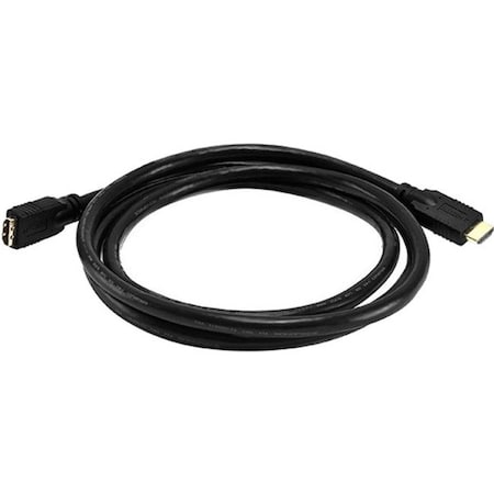 Monoprice HDMI Extension Cable, Black, 6 ft., 24AWG 3342