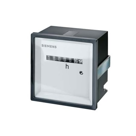 Siemens time counter 72x 72 mm 230V 50Hz AC w/o terminal cover 7KT5602